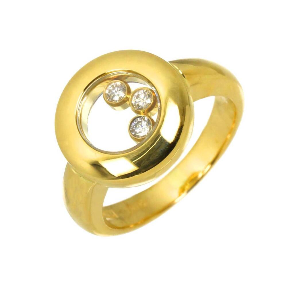 Chopard Happy Diamond Ring, 18K Yellow Gold (750)